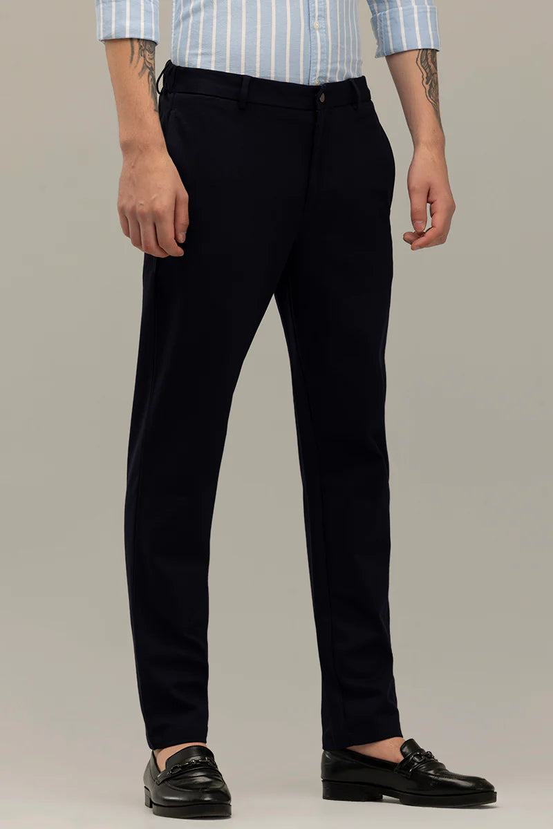 FORMAL ELEGANCE NAVY TROUSERS