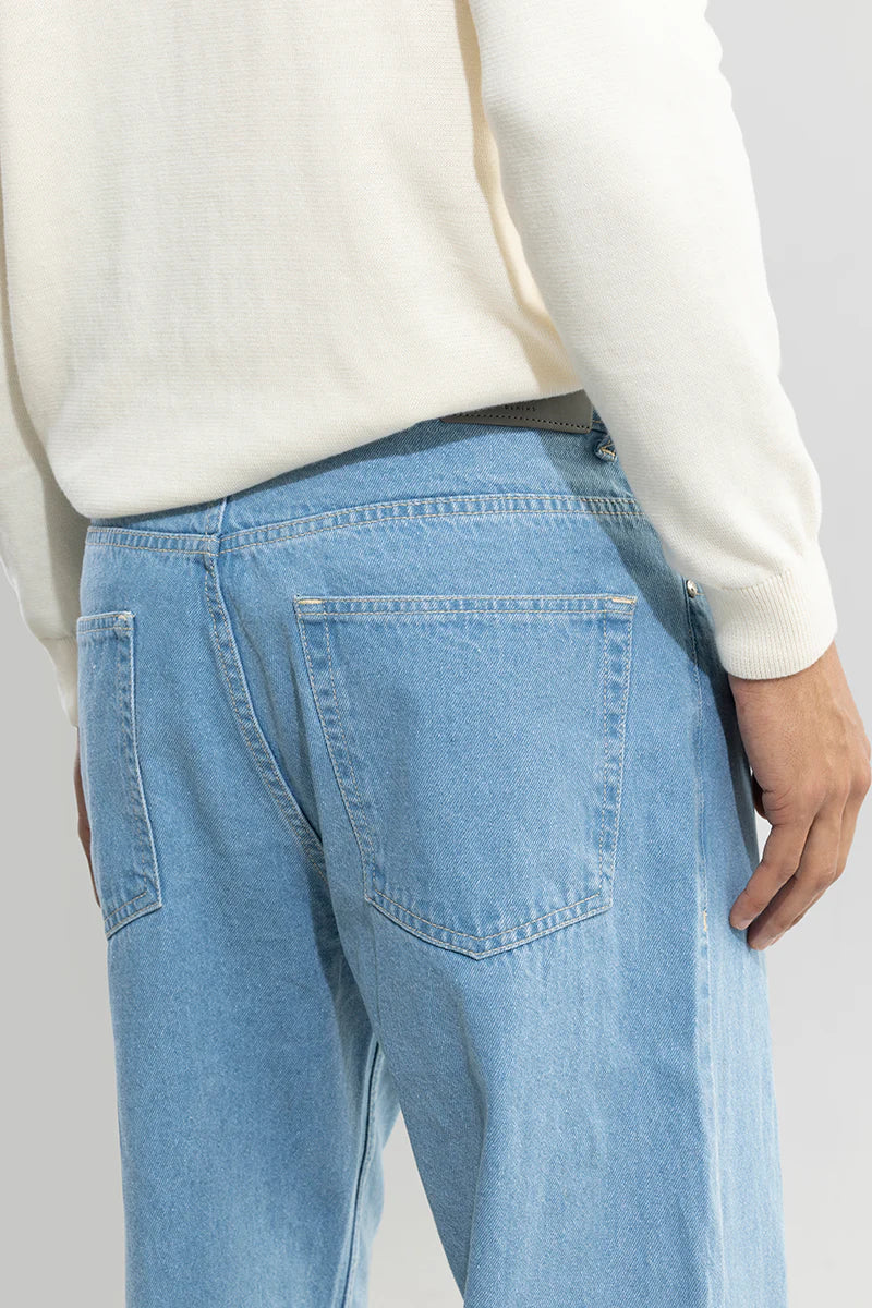 STREETSWAY BLUE BAGGY FIT JEANS